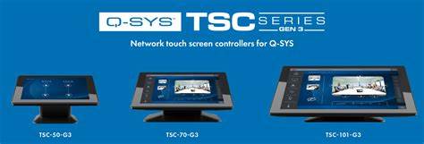 Q-SYS TSC-70-G3 7-inch Touch Screen Controller — view 2