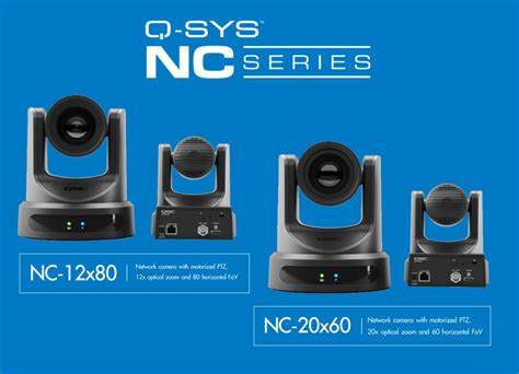 QSC Q-SYS NC-20X60 20X Optical Zoom 60° Horizontal Field of View PTZ Network Camera PoE with HDMI — view 4