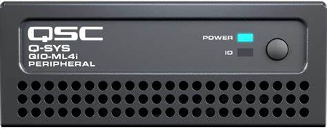 QSC Q-SYS QIO-ML4I - 4 Mic/Line Input Peripheral, 1U — view 2