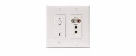 QSC Q-SYS ZIP4 4-Zone Dante/AES67 Paging Interface POE Dual Gang Wall Plate — view 7