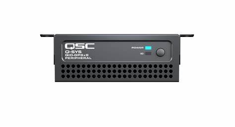 QSC Q-SYS QIO-GP8X8 - Q-SYS Peripheral Providing Control Expansion with 8 Logic Inputs and 8 Logic Outputs — view 2