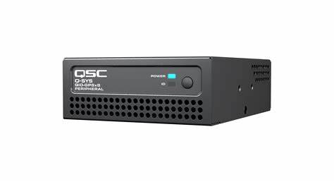 QSC Q-SYS QIO-GP8X8 - Q-SYS Peripheral Providing Control Expansion with 8 Logic Inputs and 8 Logic Outputs — view 3