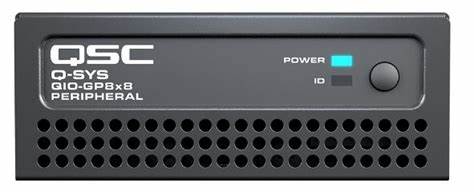 QSC Q-SYS QIO-GP8X8 - Q-SYS Peripheral Providing Control Expansion with 8 Logic Inputs and 8 Logic Outputs — view 4