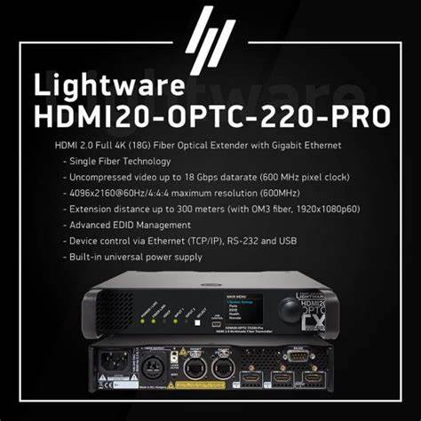 Lightware HDMI20-OPTC-RX220-PCN — view 6