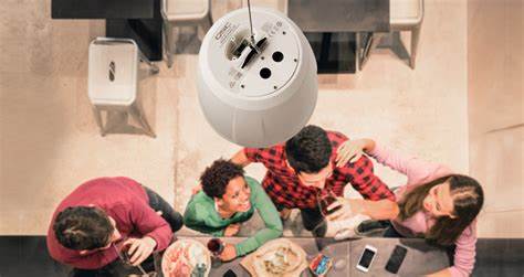 Q-SYS AD-P.HALO-BK - SUB/SAT Pendant Loudspeaker System (Black) — view 2