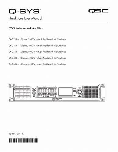 Q-SYS CX-Q 8K4 — view 5