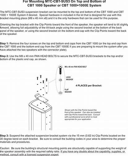 JBL MTC-CBT-SUS3 Suspension Cable Kit — view 7