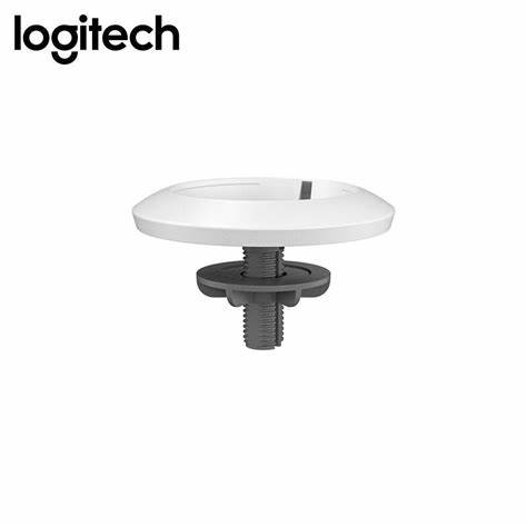 Logitech - Rally Mic Pod Mount - White — view 4