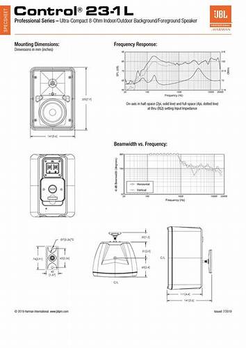 JBL CONTROL 23-1L - 	JBL CONTROL 23-1L (each) — view 4