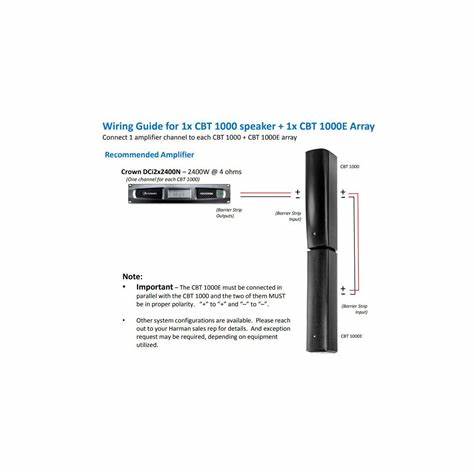 JBL CBT 1000E-WH — view 5