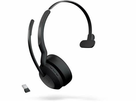 Jabra Evolve2 65 Flex Wireless Headset, USB-A, Microsoft Teams, Black (25599-999-899) — view 3