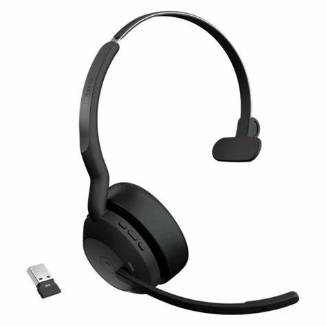 Jabra Evolve2 65 Flex Wireless Headset, USB-A, Microsoft Teams, Black (25599-999-899) — view 5