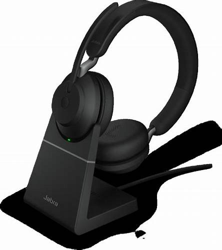 Jabra Evolve2 65 UC Stereo Headset with Link380a USB-A, Black (26599-989-989) — view 4