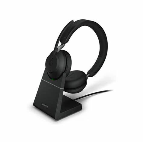 Jabra Evolve2 65 UC Stereo Headset with Link380a USB-A, Black (26599-989-989) — view 5