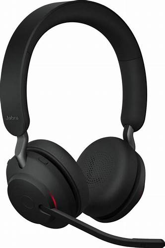 Jabra Evolve2 65 UC Stereo Wireless Headset with Charging Stand, Black (26599-999-989) — view 3