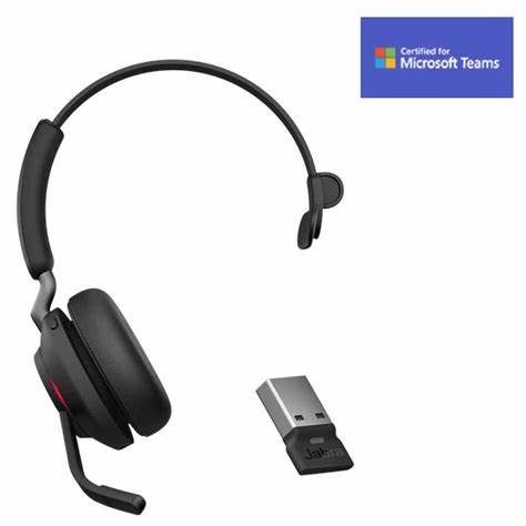 Jabra Evolve2 65 Stereo Wireless Headset with Link380a USB-A, Black (26599-999-899) — view 6