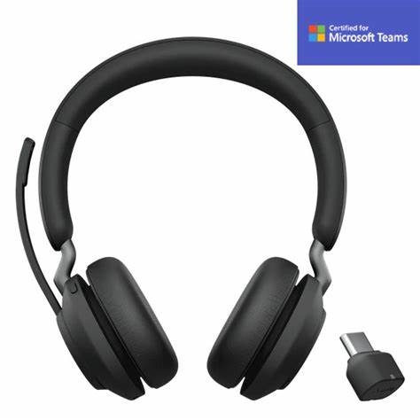 Jabra Evolve2 65 Stereo Wireless Headset with Link380a USB-A, Black (26599-999-899) — view 7