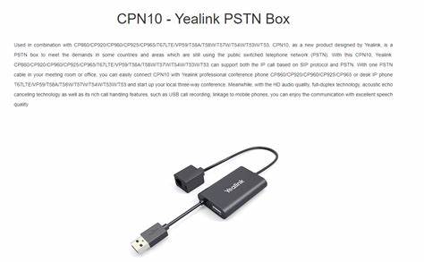 Yealink CPN10 USB To PSTN For CP920 — view 2