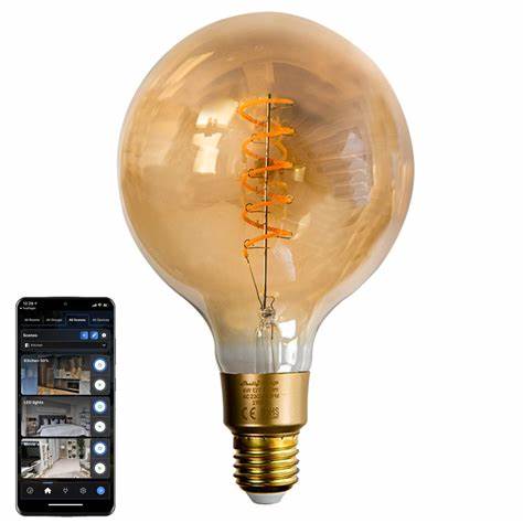 Shelly - Vintage G125 (E27) Dimmable Smart Bulb (EOL) — view 3