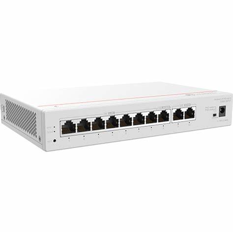 Huawei Multi-Service Gateway, 2 x GE WAN, 8 x GE LAN (PoE+, 124W), up to 350 users, forwarding performance 2Gbps — view 2