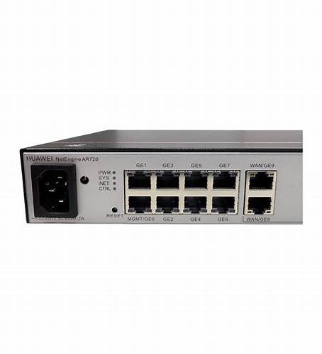Huawei - Enterprise Router AR720 2 x GE combo WAN, 8 x GE LAN, 2 x USB, 2 x SIC, up to1200 users, forwarding performance 6Gbps — view 5
