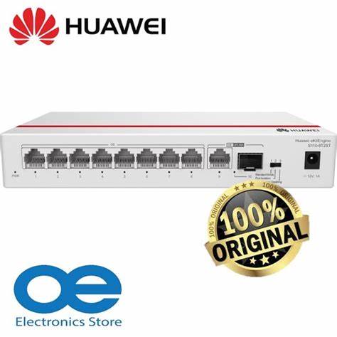 Huawei S110-8P2ST Unmanaged Switch 8 x 10/100/1000BASE-T ports, PoE+, 1 x GE SFP port, 1 x 10/100/1000BASE-T port — view 6