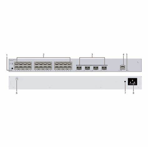 Huawei S220-24T4X Layer 2 Managed Switch, 24 x 10/100/1000BASE-T ports, 4 x 10GE SFP+ ports — view 3