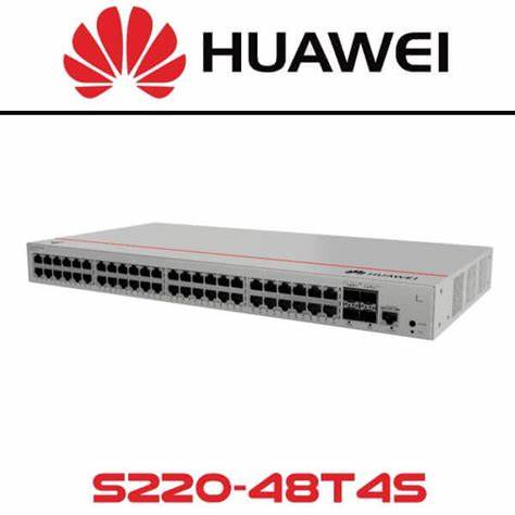 Huawei S220-48T4S Layer 2 Managed Switch, 48 x 10/100/1000BASE-T ports, 4 x GE SFP ports — view 6