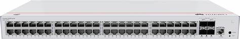 Huawei S220-48P4X Layer 2 Managed Switch, 48 x 10/100/1000BASE-T ports (380W PoE+), 4 x 10GE SFP+ ports — view 3