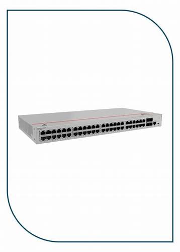 Huawei S220-48P4S Layer 2 Managed Switch, 48 x 10/100/1000BASE-T ports (380W PoE+), 4 x GE SFP ports — view 4