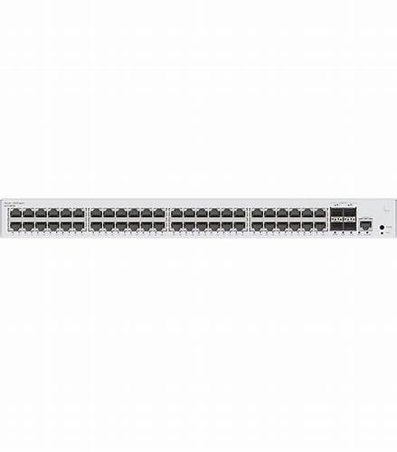 Huawei S310-48P4X Layer 2+ Managed Switch, 48 x 10/100/1000BASE-T ports (380W PoE+), 4 x 10GE SFP+ ports — view 3