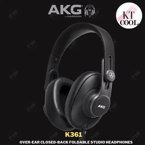 AKG Professional K361 Over-Ear Closed-Back Foldable Studio Headphones, 32 Ohms, 15Hz to 28kHz, Carry Bag, 3M Straight Cable — view 3