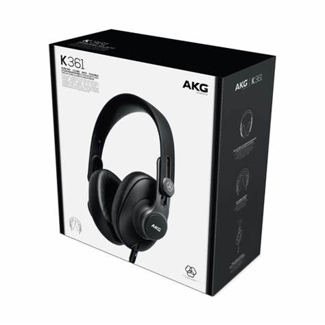 AKG Professional K361 Over-Ear Closed-Back Foldable Studio Headphones, 32 Ohms, 15Hz to 28kHz, Carry Bag, 3M Straight Cable — view 5