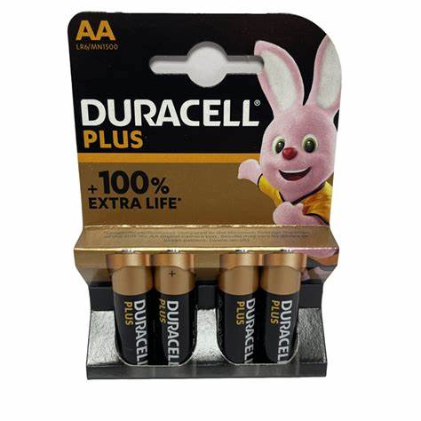 Duracell PLUS AA 2 CARD - Duracell Plus Power AA - per card — view 2
