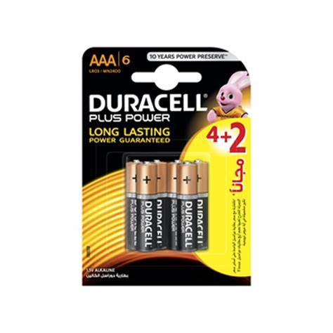 Duracell PLUS AAA 4 CARD - Duracell Plus Power AAA - per card — view 2