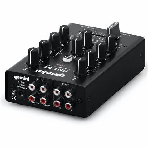 Gemini MM1BT - 6-Input Compact Bluetooth DJ Mixer — view 3