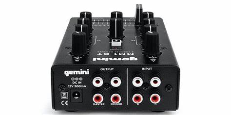 Gemini MM1BT - 6-Input Compact Bluetooth DJ Mixer — view 2