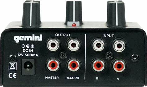 Gemini MM1BT - 6-Input Compact Bluetooth DJ Mixer — view 5