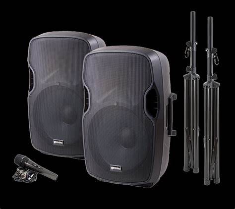 Gemini PA SYS15 - Complete Dual PA Package (1 x Active 15" Speaker & 1 x Passive 15" Speaker) — view 6