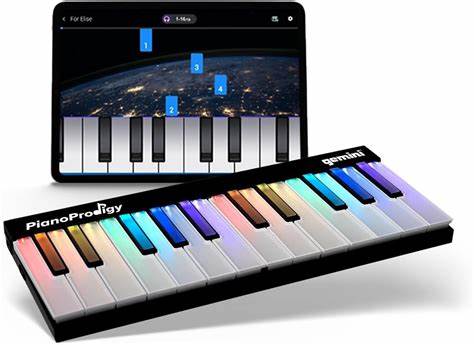 Gemini GPP 101 - Expandable 24-Key Light-Up Wireless MIDI Keyboard for Interactive Learning — view 2