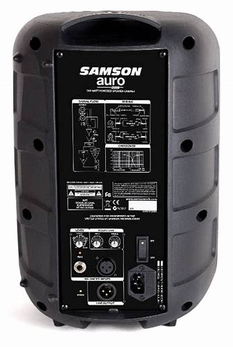 Samson AURO D208A - 8" Active 200W Output Power Speaker, Polypropylene — view 6
