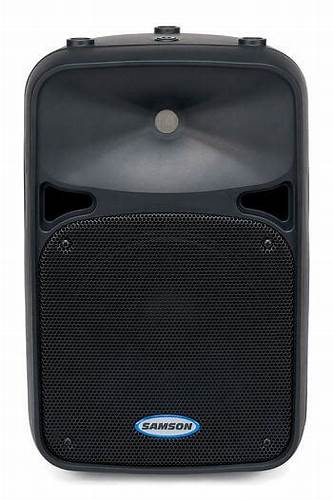 Samson AURO D210A - 10" Active 200W Output Power Speaker, Polypropylene