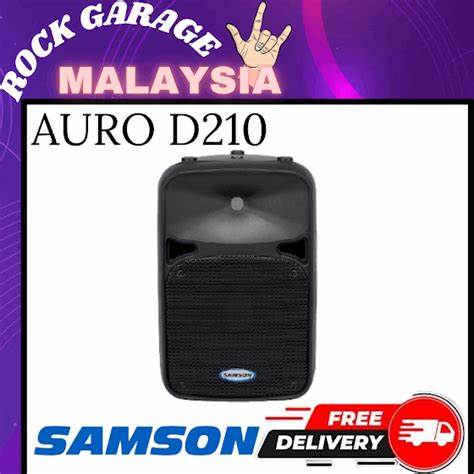Samson AURO D210A - 10" Active 200W Output Power Speaker, Polypropylene — view 4