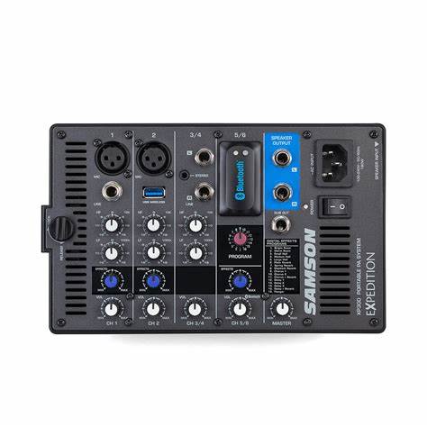 Samson XP300B - Portable all-in-one sound system & Bluetooth-enabled