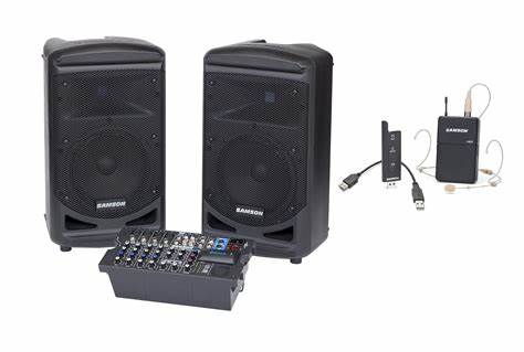 Samson XP800B - Portable all-in-one sound system & Bluetooth-enabled — view 2
