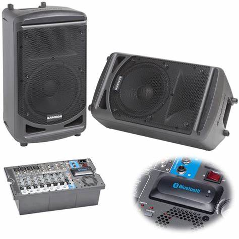Samson XP1000B - Portable all-in-one sound system & Bluetooth-enabled — view 3