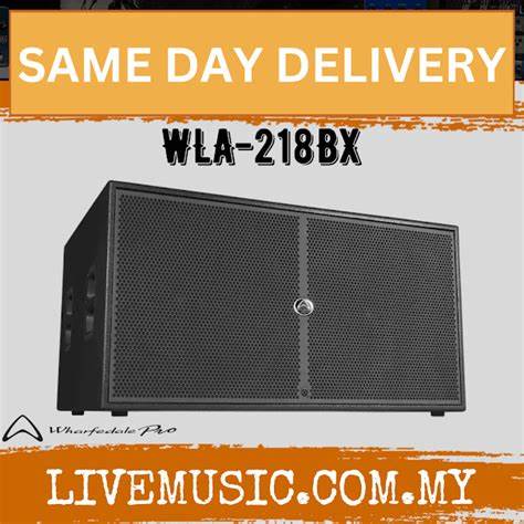 Wharfedale Pro WLA 218 BX - 2 x 18" Subwoofer, 2000W RMS, 4ohm, Reason-X Drivers — view 2