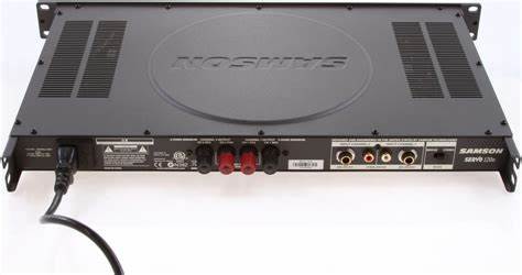 Samson SERVO 120A Reference Class 1U Amplifier, 2 x 60W at 4 Ohms, 120W at 8 Ohms