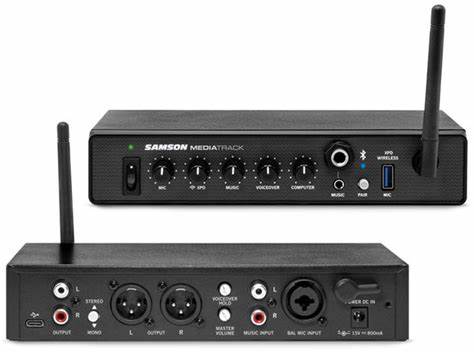 Samson MEDIATRACK - 4-Channel Rackmount Mixer and USB interface — view 4