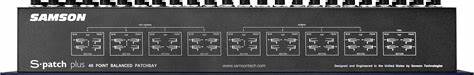 Samson S PATCH+ - 48-point Balanced Patch Bay with Mode Switches — view 6